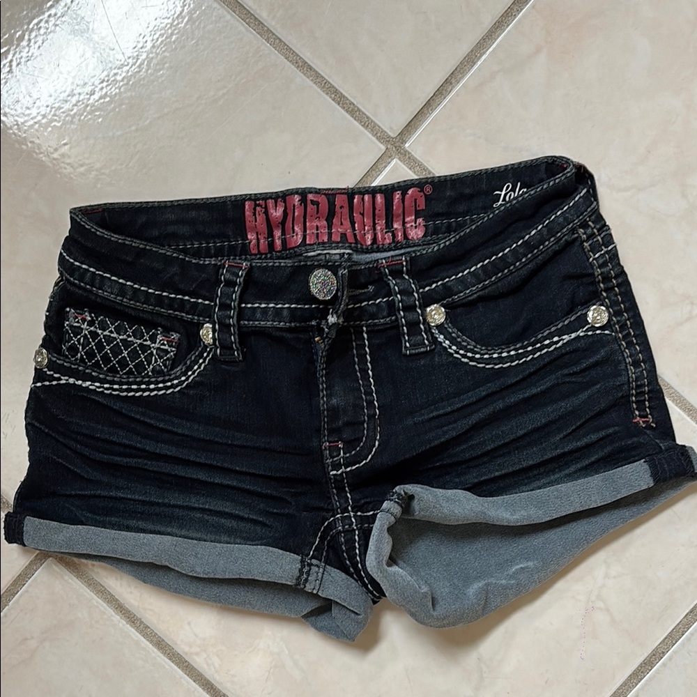 Lole Black and Gray Jean Shorts Versatile Summer Style